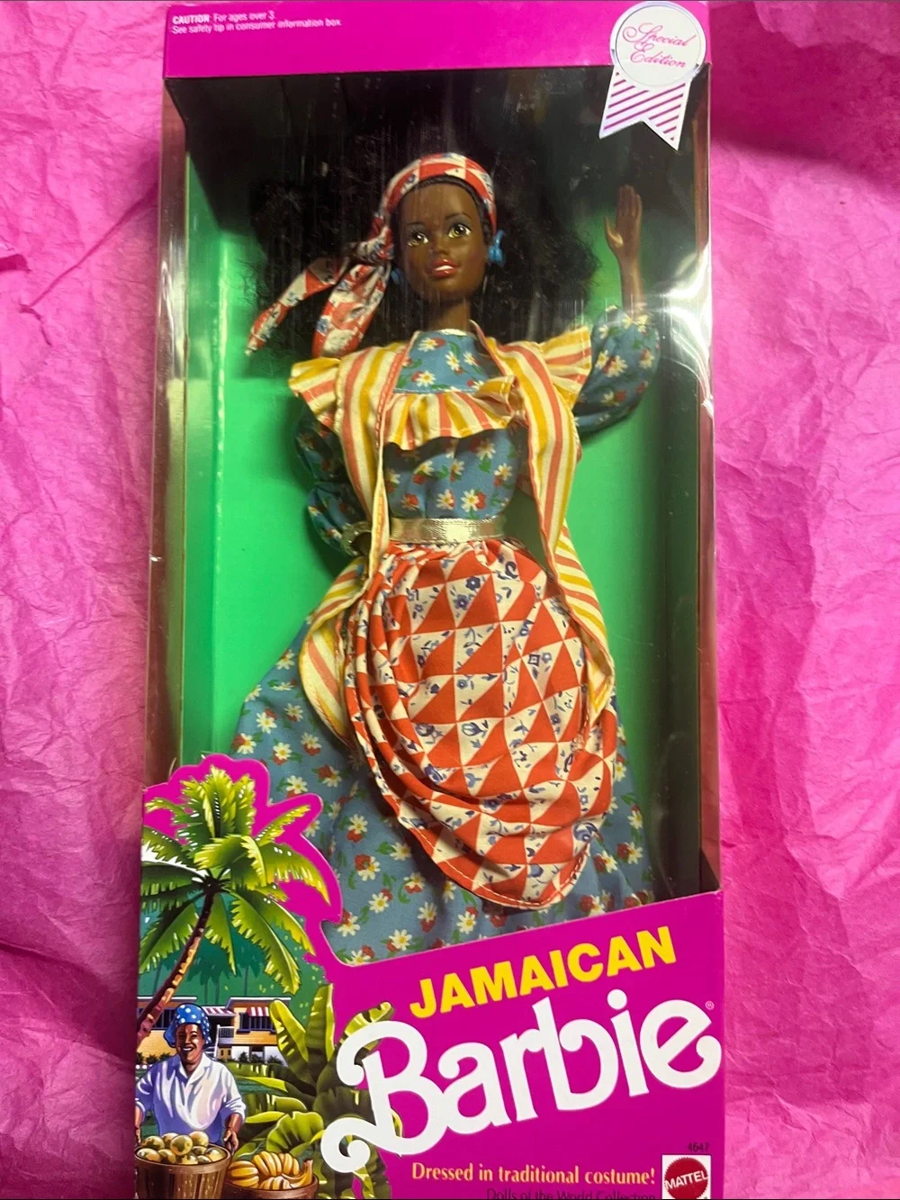 1991 Jamaican Barbie Dolls of the World Collection #4647 NRFB